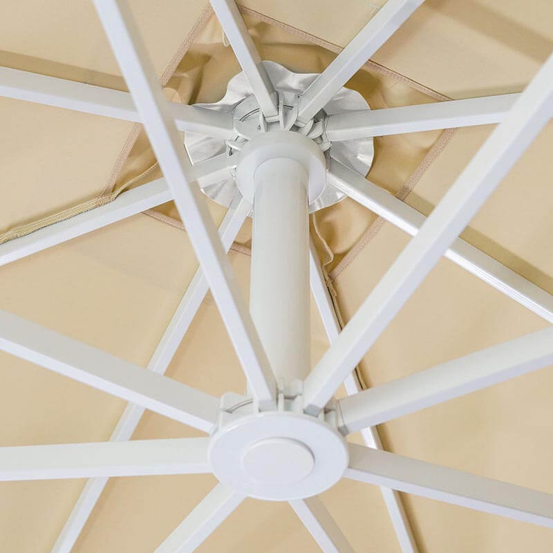 Zweefparasol met zijarm, model Pensile, Gaggio, Professionele parasols