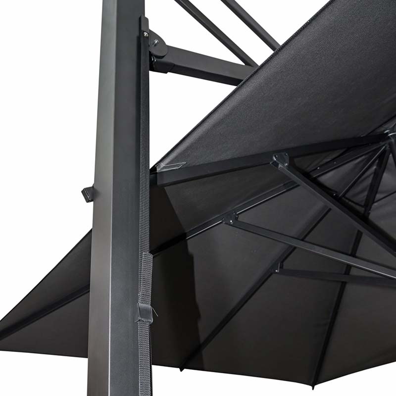 Zweefparasol met zijarm, model Venezia, Gaggio, Professionele parasols