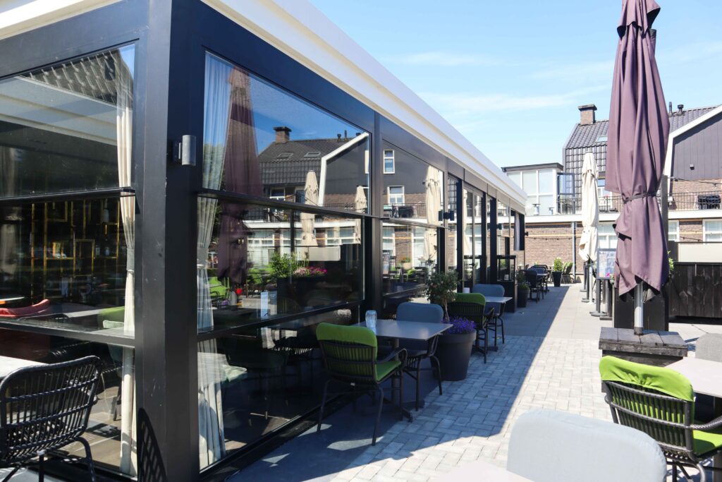 Serre uitbouw voor Restaurant Van Sprang Ermelo